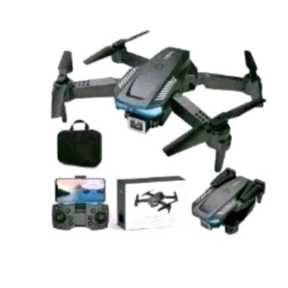 F185 Drone Dual Camera Quadcopter FPV 1080P HD WiFi 100 Meter 4K Foldable NIB